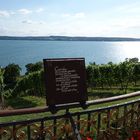 Wunderschöner Bodensee , Tafel bei der Wallfahrtskirche Birnau