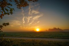 wunderschöner Herbstmorgen nahe Groß Munzel bei Barsinghausen