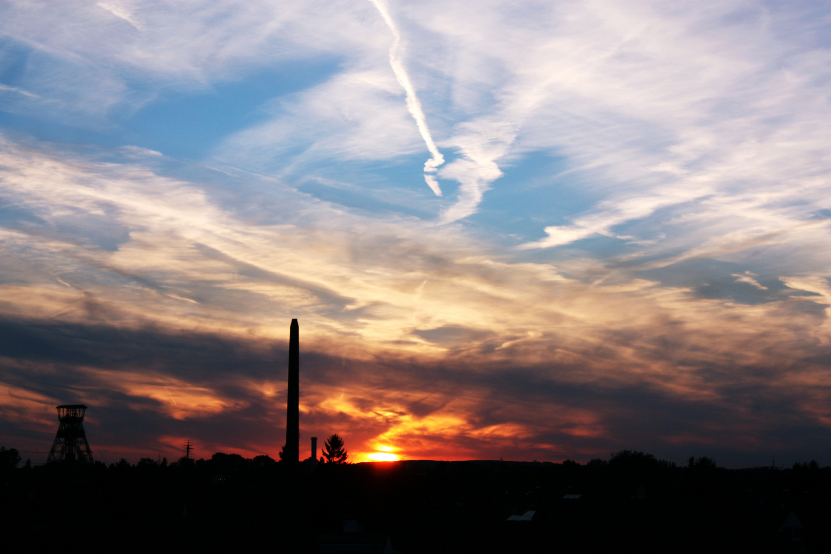 wunderschöner himmel. ~> Sonnenuntergang!