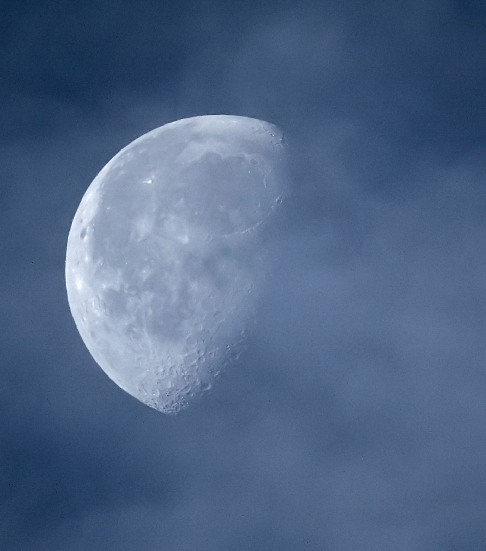 wunderschöner Mond heute Morgen Reloaded