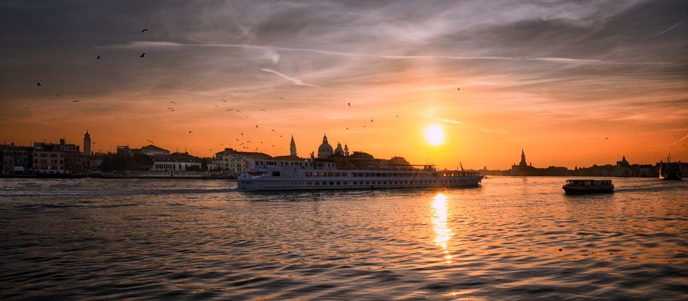 Wunderschöner Morgen in Venedig