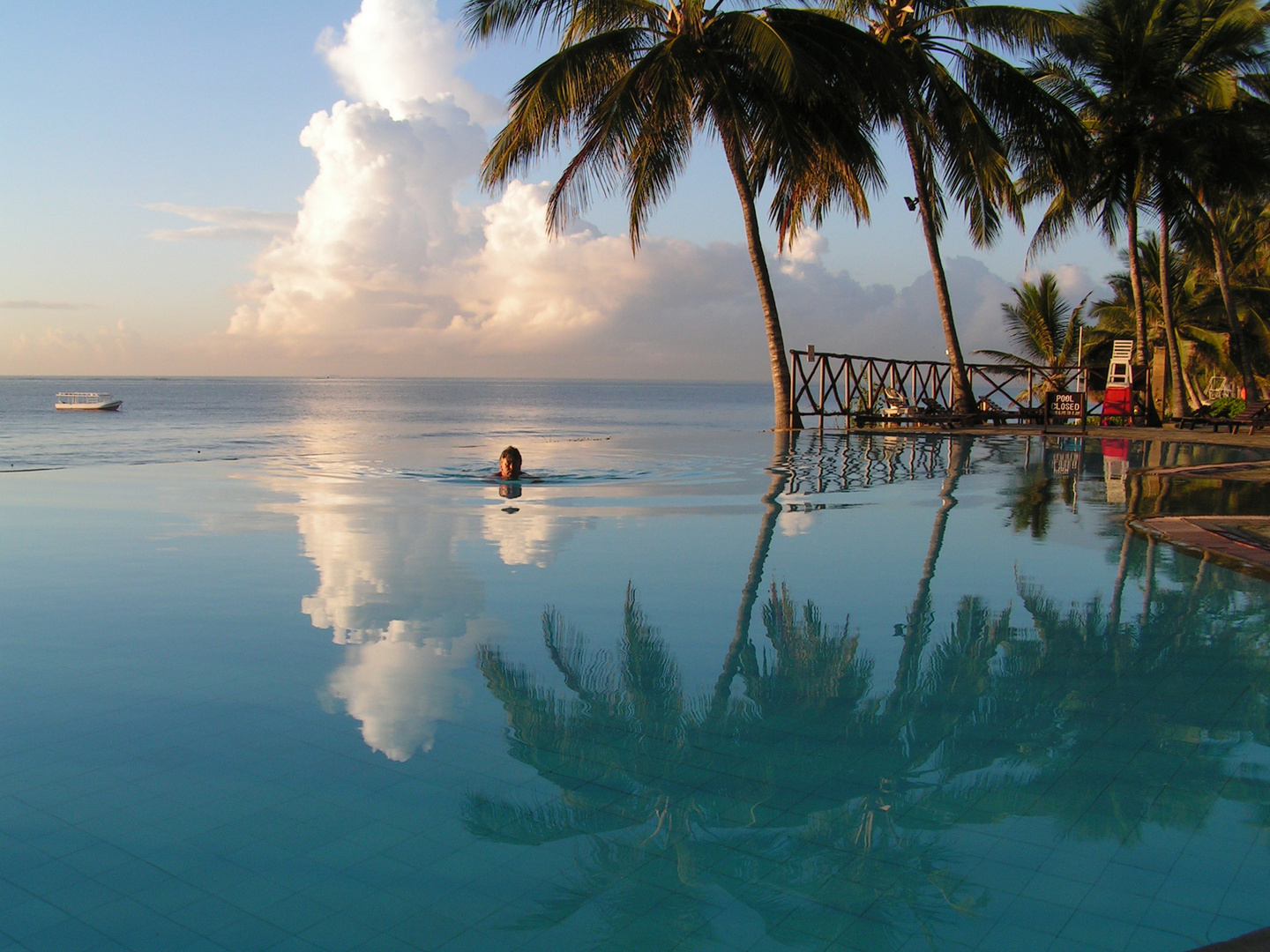 wunderschöner Pool in Kenia