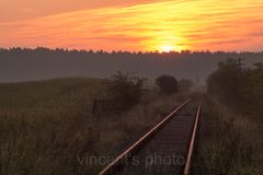 Wunderschöner Sonnenaufgang im schönen Mecklenburg