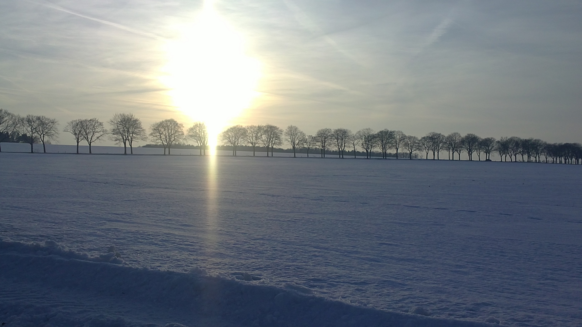 Wunderschöner Sonnenuntergang.