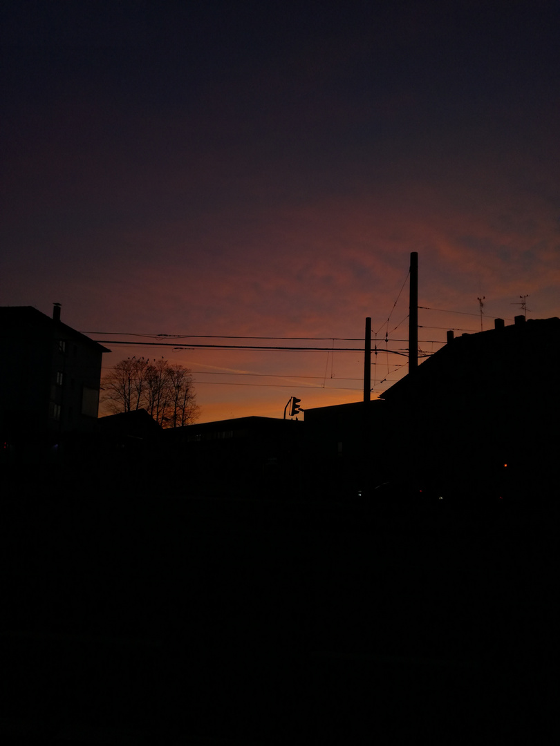 Wunderschöner Sonnenuntergang 