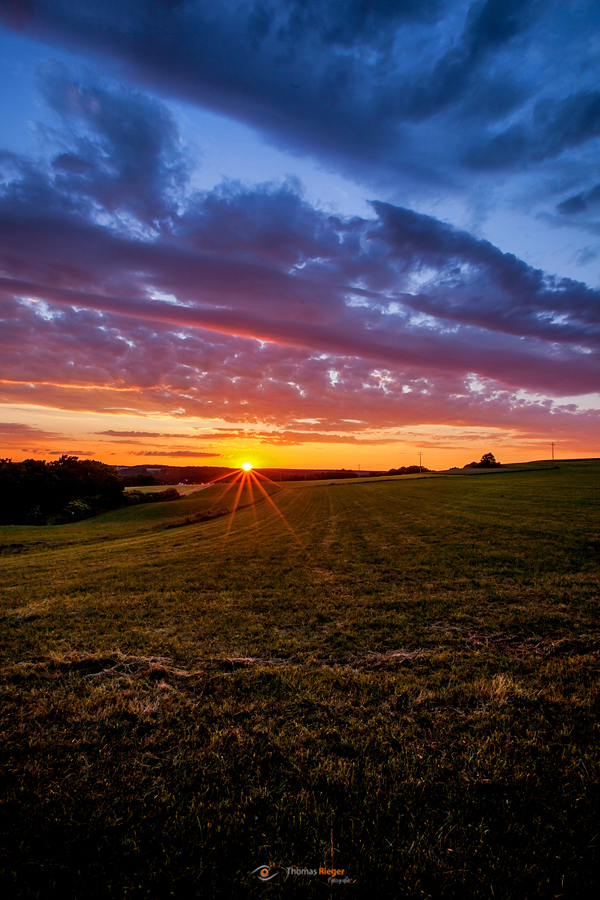 wunderschöner Sonnenuntergang