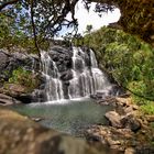 Wunderschöner Wasserfall in SRI LANKA 