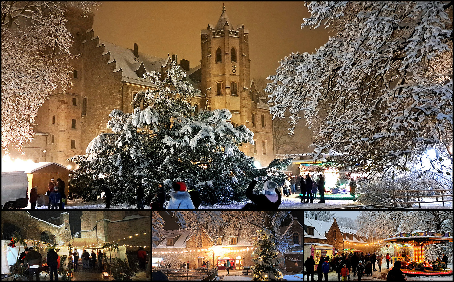 Wunderschöner Weihnachtsmarkt Schloss Mansfeld