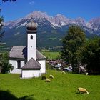 Wunderschönes Ellmau: Blick von der Marienkapelle