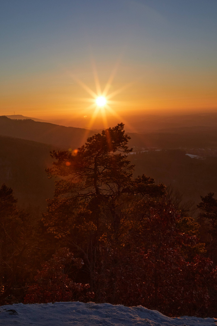 Wundervoller Sonnenuntergang am Zeller Horn