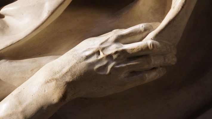 Wundmale Jesu der Pietà von Michelangelo