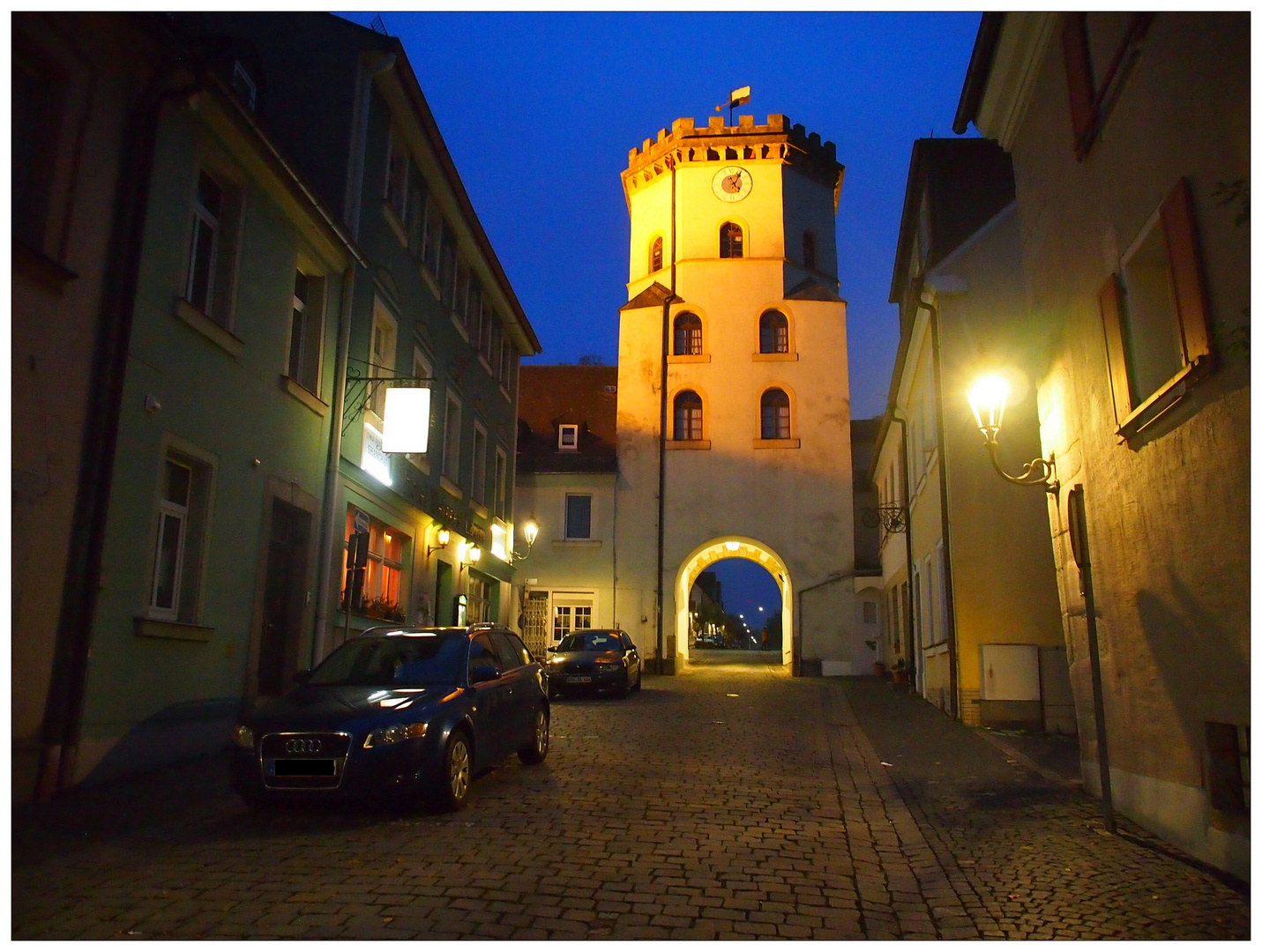 Wunsiedel bei Nacht