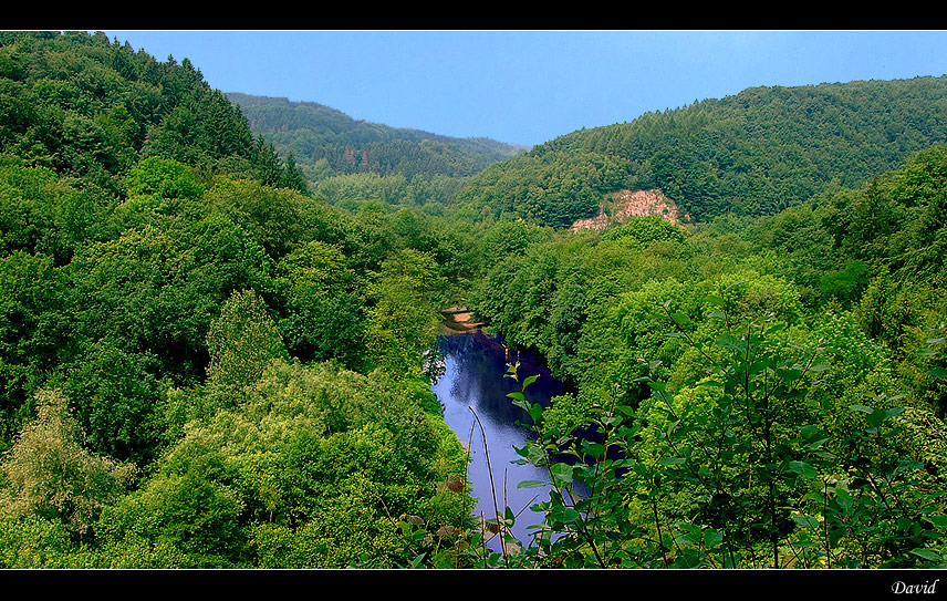 Wupper bei der Müngstener Brücke