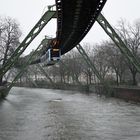 Wupperhochwasser an der Adlerbrücke