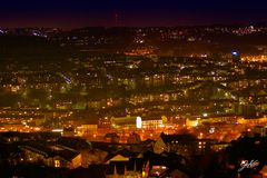 Wuppertal bei Nacht