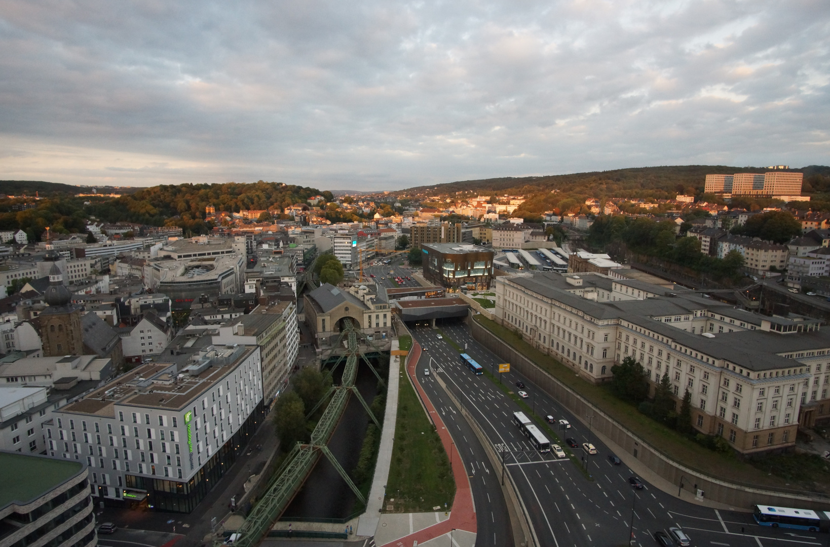 Wuppertal Blick vom Sparkassenturm