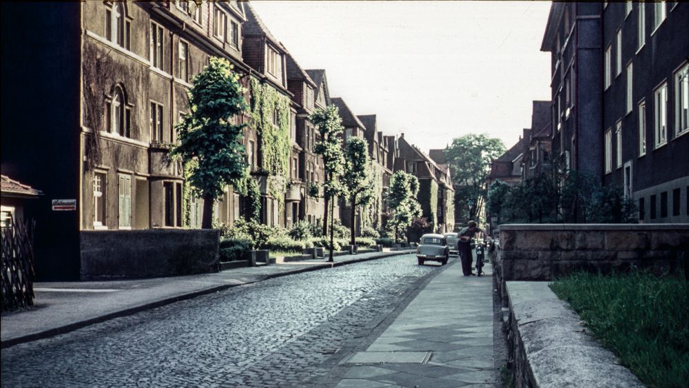 Wuppertal - Frankenstrasse in den 1950er Jahren
