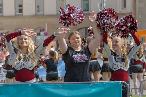 Wuppertal Greyhounds Cheerleader
