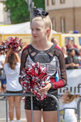 Wuppertal Greyhounds Cheerleader
