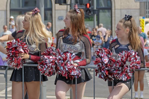 Wuppertal Greyhounds Cheerleader