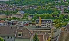 Wuppertal im Nachbau ein Blick auf das Opernhaus