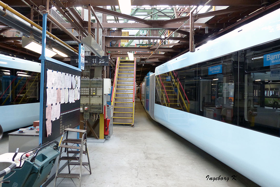 Wuppertal - Schwebebahn - Betriebshof - Arbeitsplatz