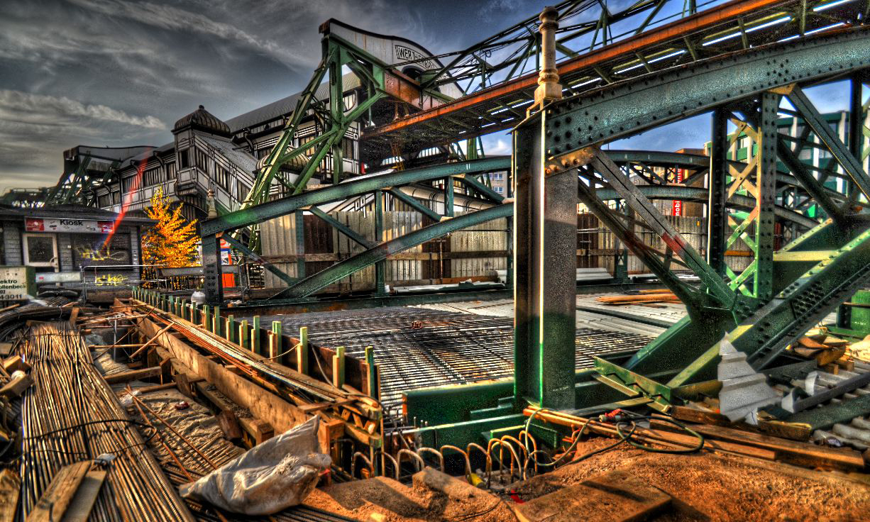 Wuppertal Schwebebahnstation Werther Brücke