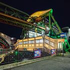 Wuppertal Station der Schwebebahn Wertherbrücke