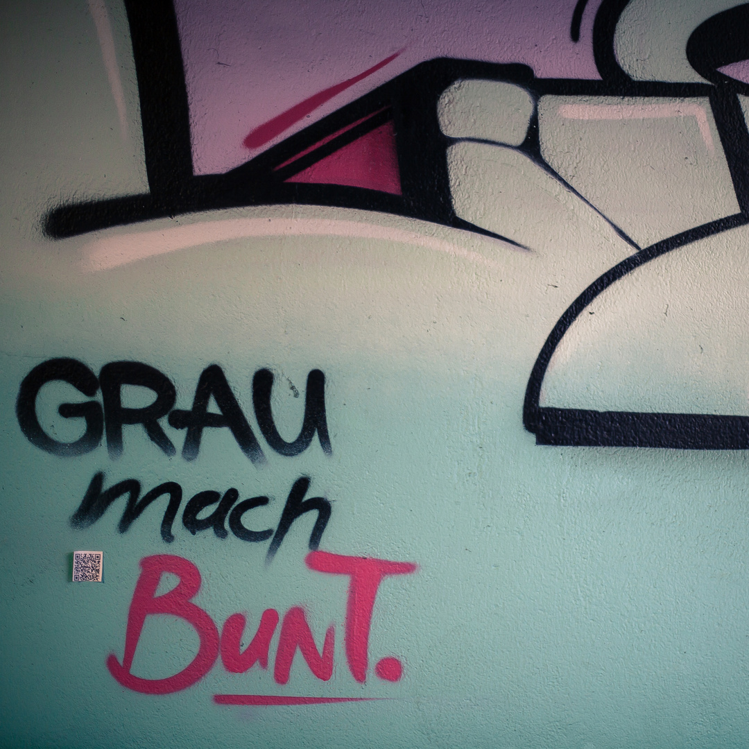 Wuppertal Streetart aus grau mach bunt