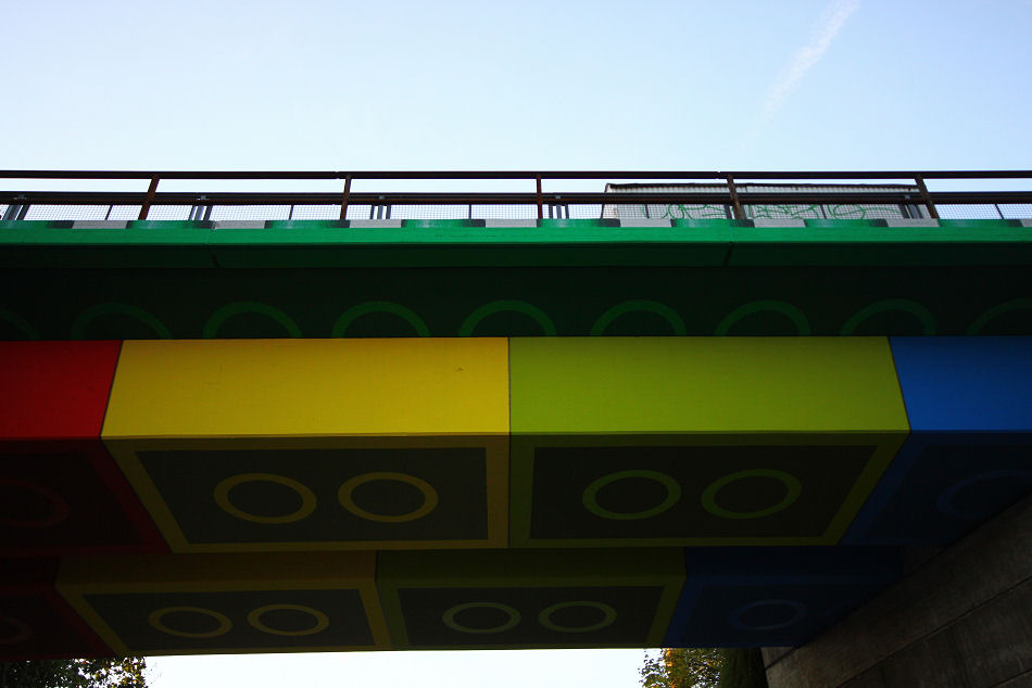 Wuppertaler Brücke in Lego Optik