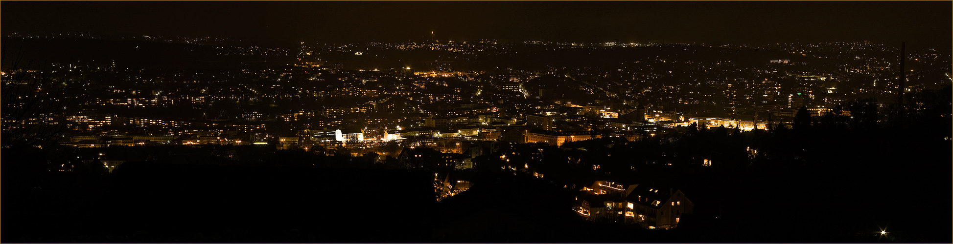 Wuppertaler Nacht Panorama