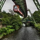 Wuppertaler Schwebebahn in HDR