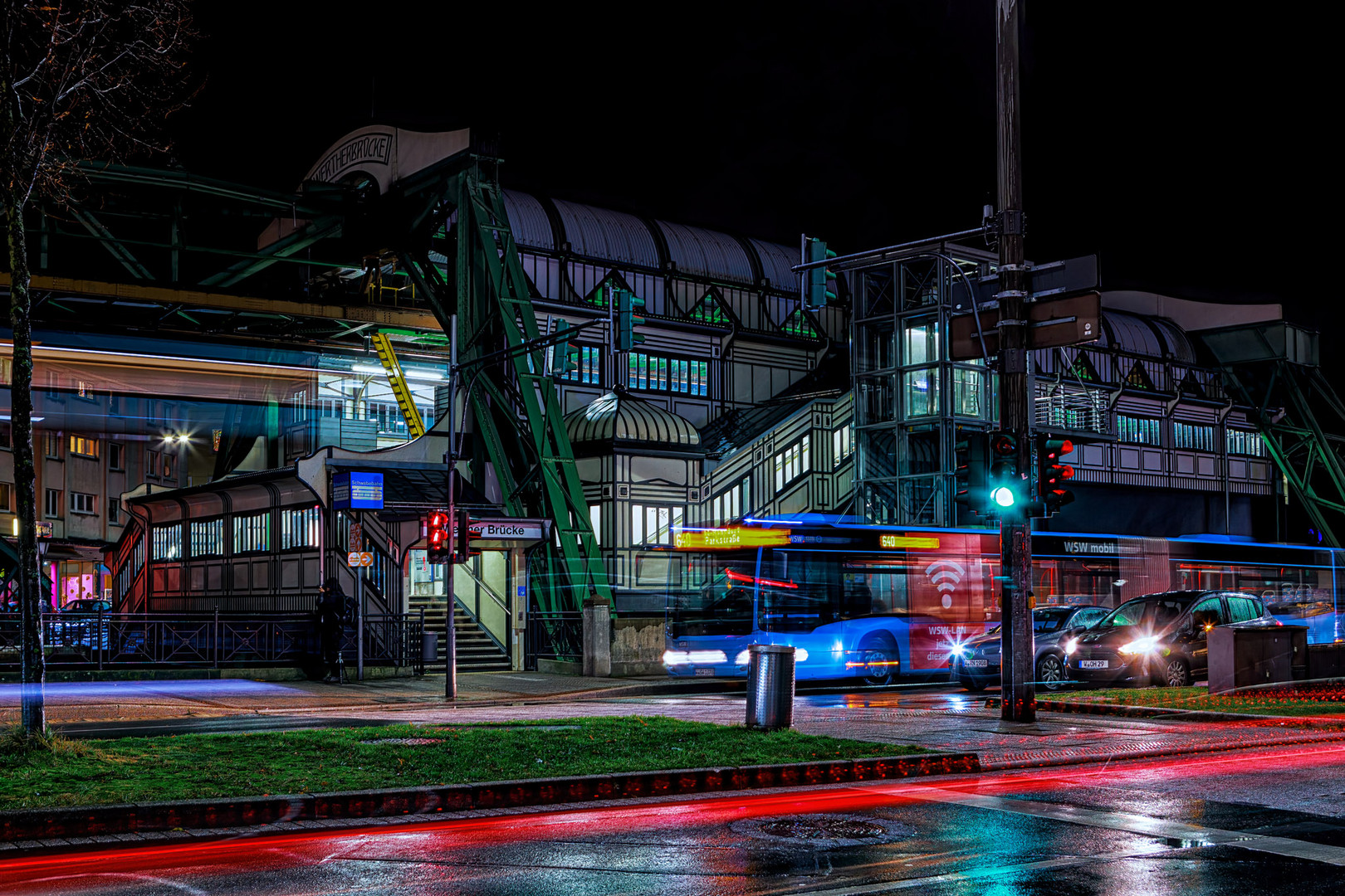 Wuppertaler Schwebebahn Station Werth