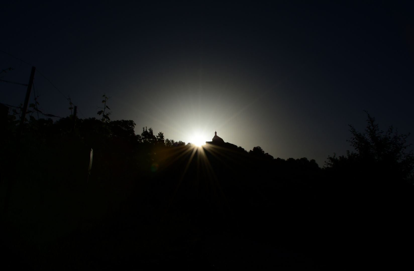 Wurmlinger Kapelle bei Sonnenaufgang