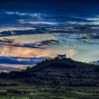 Wurmlinger Kapelle (Tübingen) während der Blue Hour