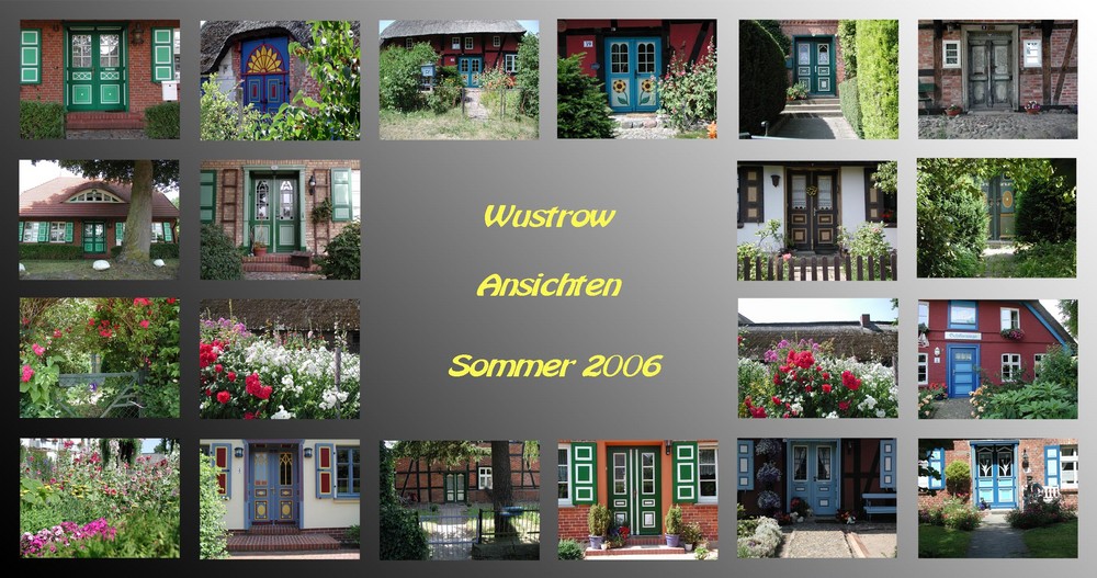 Wustrow - Ansichten - von Haustür zu Haustür