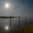 Wustrow - Hafen im Mondschein II