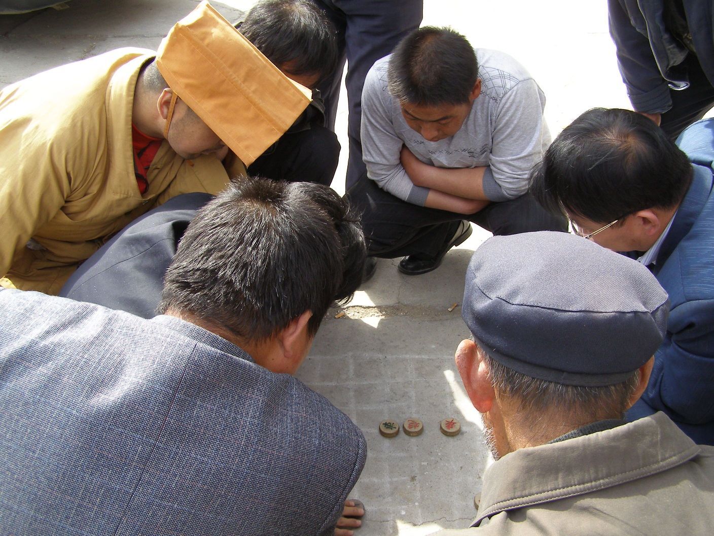 Wutaishan: Chinesisches Schach auf der Straße