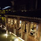 Wuzhen - Xizha Scenic Zone, Blick von Wanxing Bridge, Abendessen 1