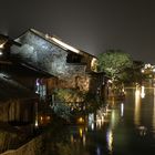 Wuzhen - Xizha Scenic Zone, Xianning bzw Yefang Bridge, Blick auf Qianshan Bridge