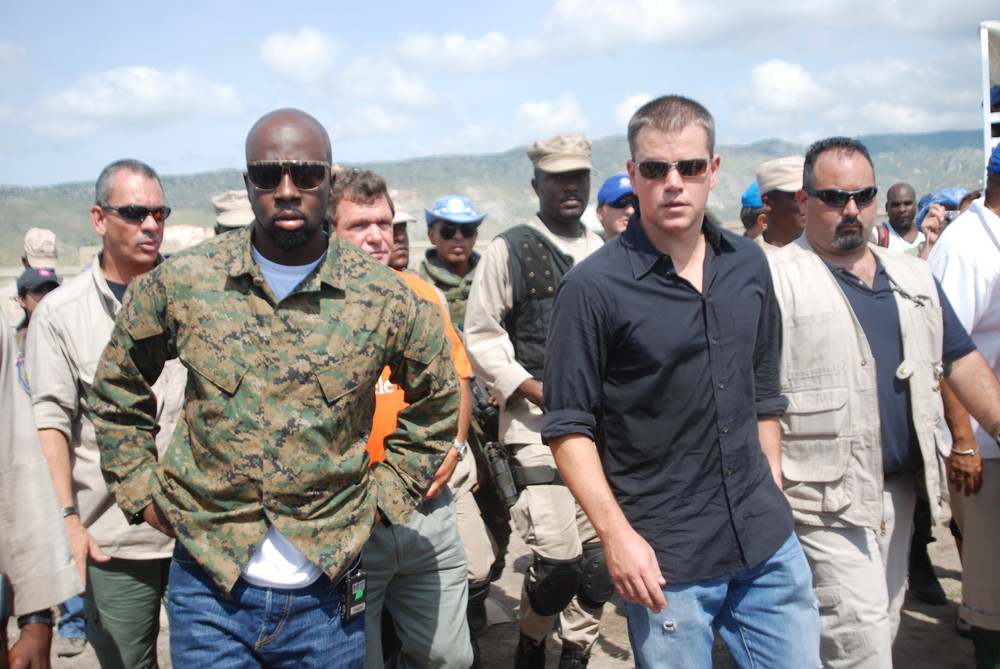 Wyclef Jean et Matt DAMON