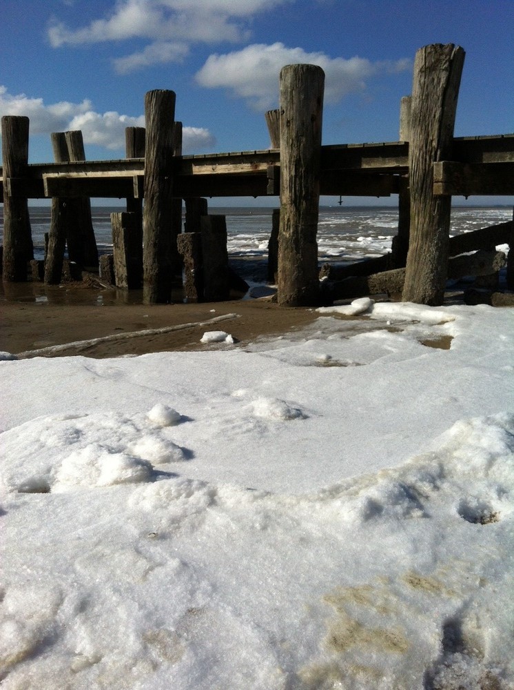 Wyk auf Föhr - alter Steg am Südstrand 2013