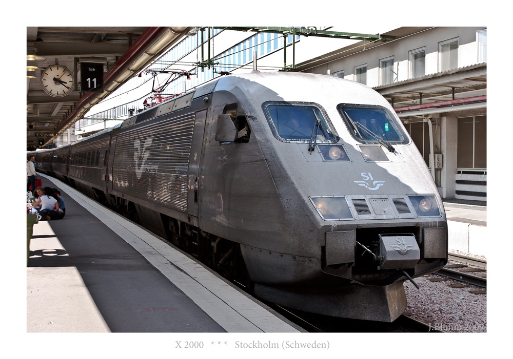 X 2000 in Stockholm (Schweden)