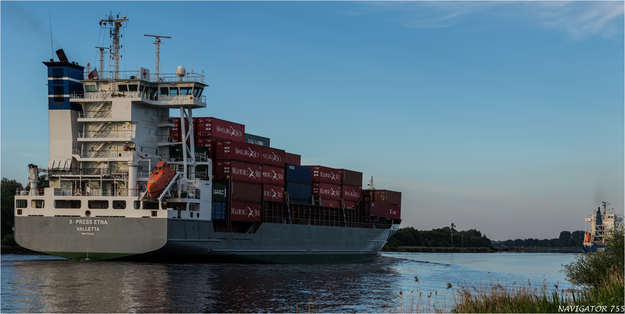  X- PRESS ETNA / Container Vessel / Kiel-Kanal / Germany