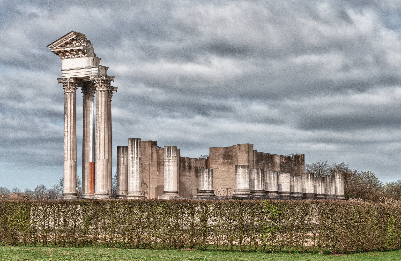 Xanten - Der Hafentempel von Colonia Ulpia Traiana...