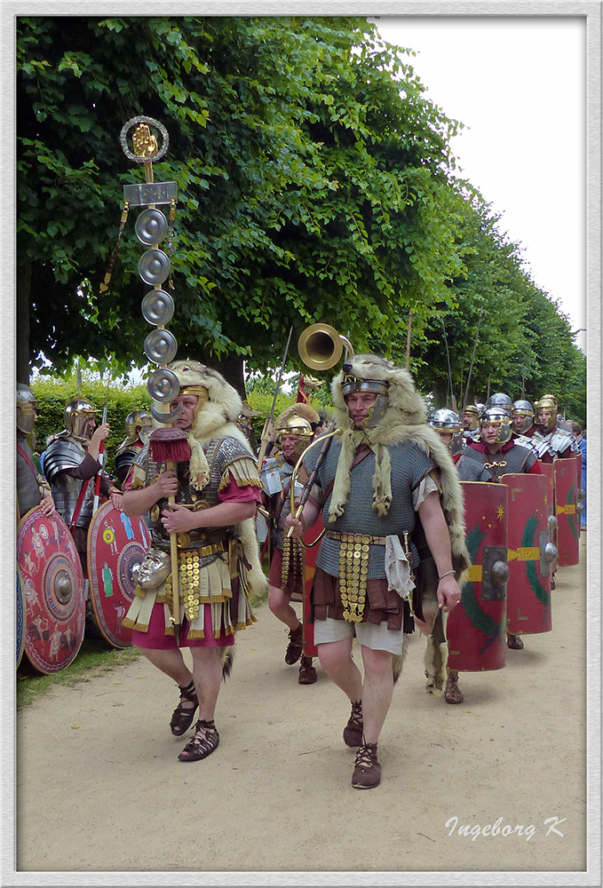 Xanten - Römerfest 2014 - Festzug der Römer zur Arena-2