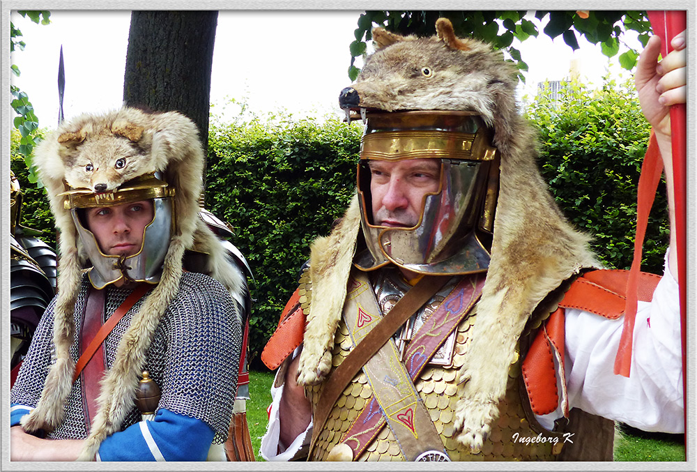 Xanten - Römerfest 2014 - Römer mit Wolfskopf - 1