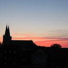 Xantener Dom im Sonnenuntergang