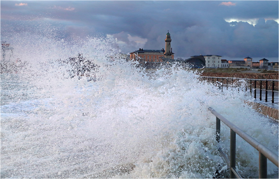 Xaver in Warnemünde