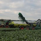 Xerion 3800 mit Kaweco /SGT Schwanenhals 30.000L und 36 Meter Vogelsang gestänge